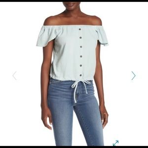 Madewell texture & thread off-the-shoulder